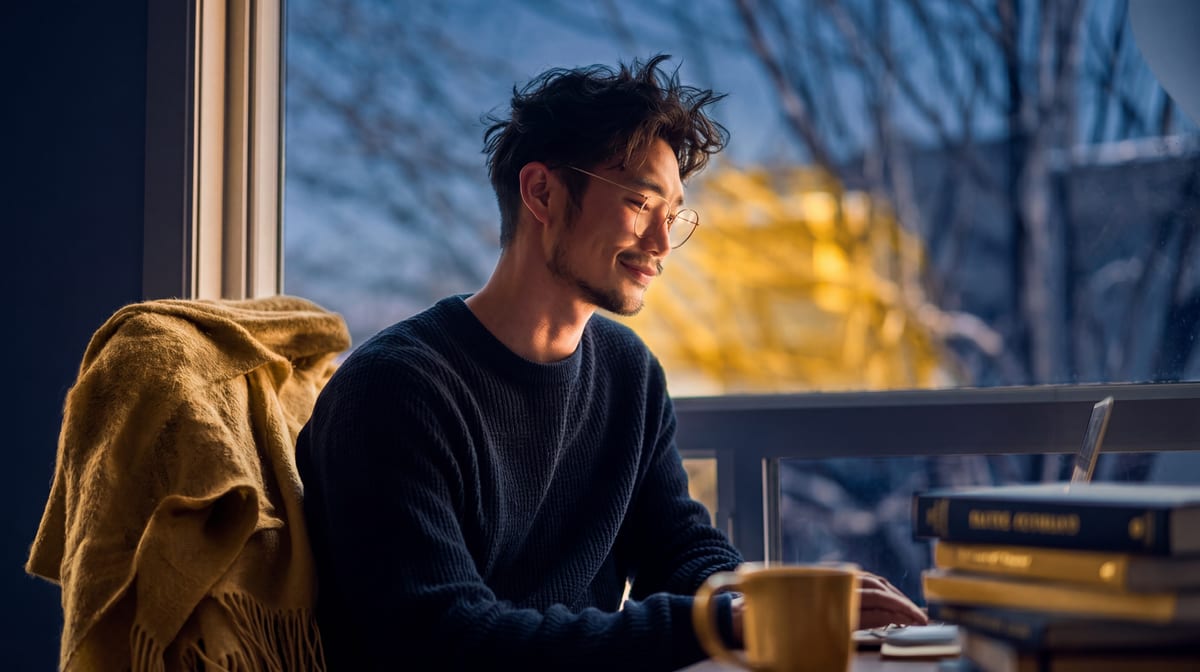 Filipino professional studying online